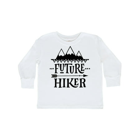 

Inktastic Future Hiker Kids Hiking Gift Toddler Boy or Toddler Girl Long Sleeve T-Shirt