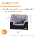 thumbnail image 3 of K&H Pet Products Bucket Booster Pet Seat Rectangle Knockdown Black/Gray Large, 3 of 9