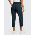 thumbnail image 2 of CRZ YOGA Women's 23 Inches Lightweight Capri Pants with Pockets Quick Dry Casual Athletic, 2 of 5