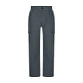thumbnail image 2 of Work Pants For Men Outdoor Hiking Straight Tube Wide Leg Men'S Jeans Autumn And Winter,Grey,XL, 2 of 5