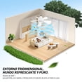 thumbnail image 4 of Ventilador de Techo VSHINY Blanco con Luz Regulable y Mando a Distancia, 4 of 7