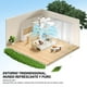 thumbnail image 4 of Ventilador de Techo VSHINY Blanco con Luz Regulable y Mando a Distancia, 4 of 7