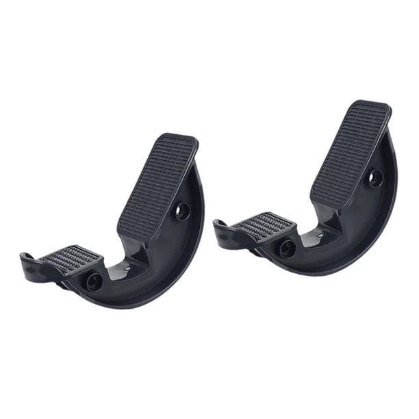 2 piezas de equipo de entrenamiento para uso doméstico para estirar los músculos de las piernas y tensar los tobillos. Negro