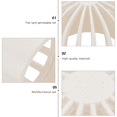 thumbnail image 2 of FRCOLOR Fish Tank Permeable Net Fish Tank Permeable Cover Made of PVC with Good Water Permeability White for Home Use 2 Pieces,2.17"X2.17"X2.17", 2 of 5