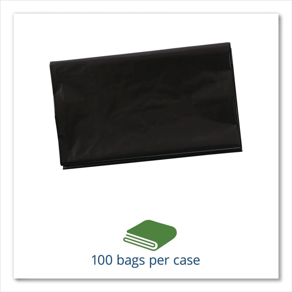 Stout  Trash Bags, 1.3-mil, 33 Gallons, 33" x 40", Brown, Carton Of 100