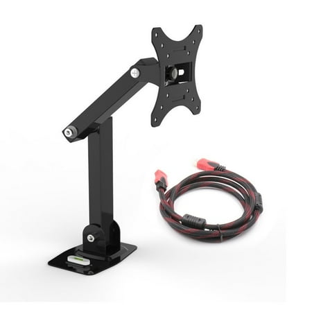 QIAYA TV Wall Mount Articulating Arm Monitor Bracket Tilting, Rotating, Pivoting for 10″-24″ LCD LED Plasma Flat Panel Screen TV QIAYA TV Wall Mount Articulating Arm Monitor Bracket Tilting, Rotating, Pivoting for 10″-24″ LCD LED Plasma Flat Panel Screen TV