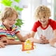 thumbnail image 4 of Juguete novedoso y divertido, juego de mesa educativo, bloques de construcción dobles, juguetes de pared para empujar, apto para niños de 4 a 12 años, juego de tres animales, amarillo, juguetes de plá, 4 of 8