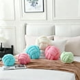thumbnail image 5 of Knot Pillow Ball Plush - Decorative Throw Pillows for Bed Stress Relief, Round Knot Cushion for Sofa Decor Pet Toy, Pink 12 Inch, 5 of 6