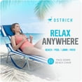 thumbnail image 2 of Ostrich The Original Chaise Lounge Beach Chair and Custom Fitted Towel Cover, 2 of 12