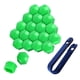 thumbnail image 1 of sweethay 20 piezas de pernos de rueda de coche, cubierta de cabeza, tapa de tuerca de cubo de neumático de Metal, decoración portátil para automóvil, Vehículos, repuestos y accesorios Mis Verde 19 mm, 1 of 6