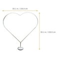 thumbnail image 3 of 1Set Balloon Arch Kit Heart Shaped Balloon Arch Stands with Water Fillable Base, 3 of 5