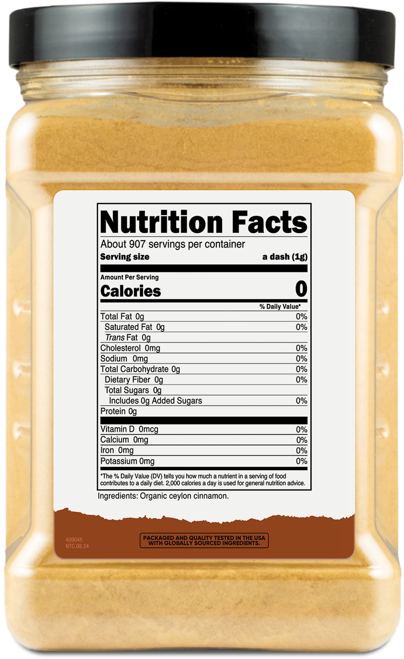 Nutricost Organic Ceylon Cinnamon (2 Pounds) - Gluten-Free, GMO-Free