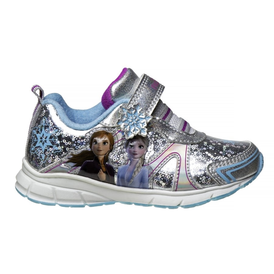 Disney Girl Frozen II Hook & Loop Closure Casual Sneakers