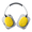 Yellow, variant on Nothing Headphone (a) 2026 New, Adaptive Active Noise Cancelling Headphones, Wireless Over Ear Bluetooth 5.4 ANC Headset with LDAC Hi-Res, 5 HD Mics Ultra Bass via APP, 135 Hours Playtime, Black