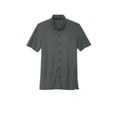 thumbnail image 3 of MERCER+METTLE Unisex Stretch Pique Full-Button Polo | Button Down Collared Shirt for Men & Women, Business Casual Shirt - Anchor Grey 3XL, 3 of 7