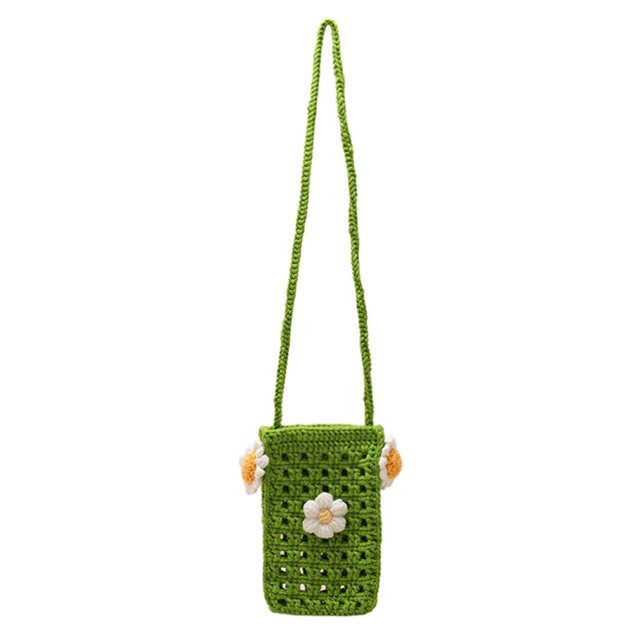Monedero Mujer JShteea Hecho A Mano Verde