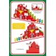 thumbnail image 4 of Juguete de tren de dominó navideño, trenes de música eléctricos de dominó automáticos, bloques de dominó apilados y casa de Papá Noel, juegos de tren de rally de dominó para niños a partir de 3 años R Kaili Sencillez, 4 of 5