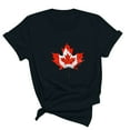 thumbnail image 3 of FAIWAD T-Shirt d'Été pour Femmes de la Fête du Canada, Léger, à Manches Courtes, Col Rond, T-Shirts Hauts, Imprimé Graphique, Blouses de Détente Basiques, 3 of 3
