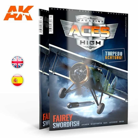 AK Interactive Aces High Magazine No 17: Torpille Achtung! - Anglais Nouveau