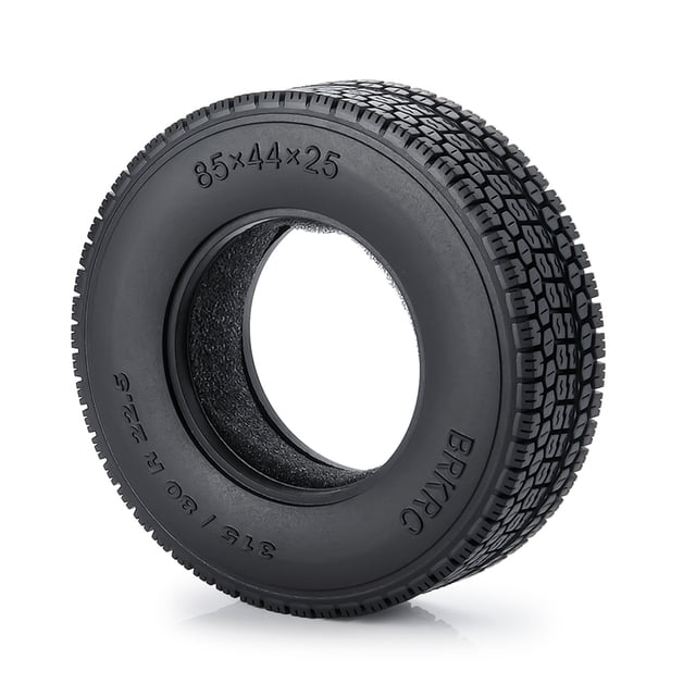 Llantas de plástico duraderas Bewildely para coche LMT 4WD RC 1/14 modelo Negro