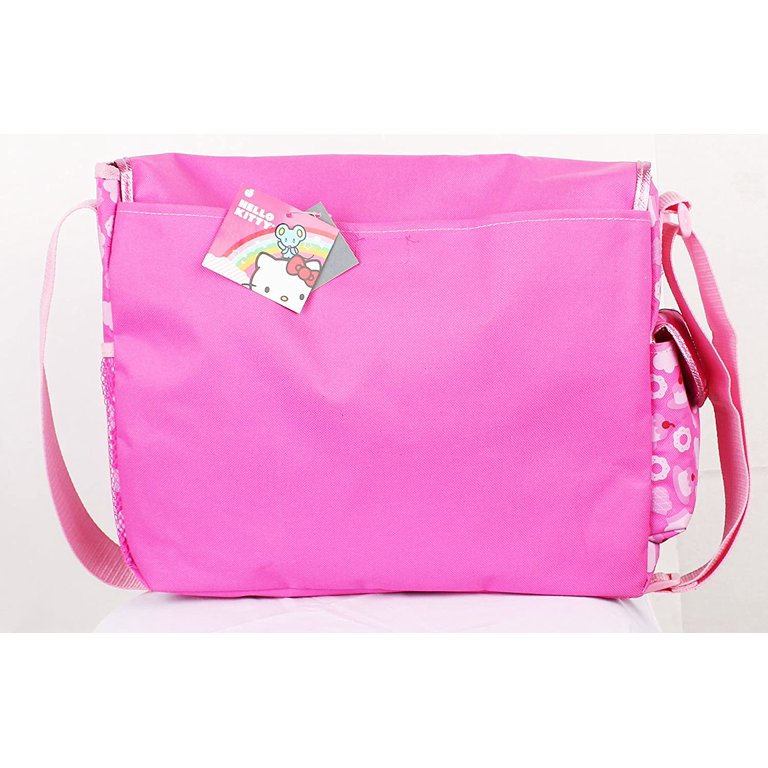 Vtg Sparkly Pink Hello Kitty Hand Bag/purse Large Hello Kitty 
