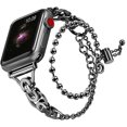 thumbnail image 1 of Correa de reloj de acero inoxidable compatible con Apple Watch 38/40/41/42/44/45 mm, correa de repuesto para iWatch Series 7 6 5 4 3 2 1 SE mujeres y niñas Sailing Electrónica, 1 of 5