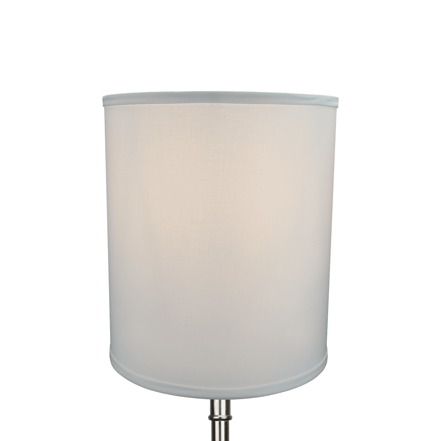 Fenchel Shades | 12" Top Diameter x 12" Bottom Diameter x 14 Height, (Washer/Spider Attachment) Drum Lamp Shade - (Linen White)