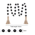 thumbnail image 3 of Homerr Wooden Beads Thanksgiving Wooden Bead Decorations Bead Garland Farmhouse Beads with Tassels Boho Beads Tiered Tray Vase Window Shelf Decorative Beads Home Decor, 3 of 8