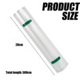 thumbnail image 5 of 1 roll Kitchen Vacuum Food Sealer Rolls PE Membranes Keep Fresh Bags Wrapper Film,28*500cm, 5 of 5