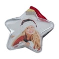thumbnail image 1 of SGACAI Bola de adorno para fotos de Navidad, adorno de marco de fotos colgante de plástico transparente para Navidad, adornos para fotos familiares, decoración para árbol de Navidad, marcos de foto, 1 of 7
