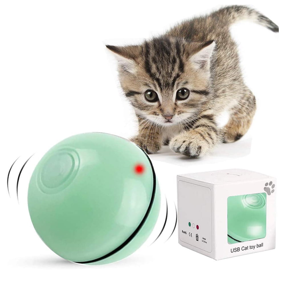 Gravity Smart Cat Catnip Ball Sounding Interactive Rolling Training Toys