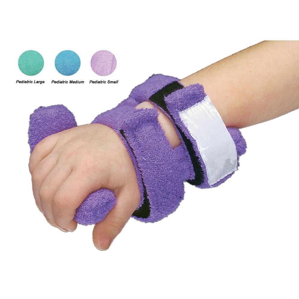 Comfy Finger Extender, Pediatric Large, Emerald Green, Terry Cloth