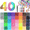 40COLORS-32000PCS, variant on 40/28/24 Compartments Resin Jelly Rhinestones,3mm, Strong Adhesion, 3 Tubes of Glue, Dries Clear. Ideal for Creative Diy Rhinestone Crafting Projects.