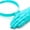 Left - Blue, variant on Yippzo Palm-Sized Sun Hat, Funny Hand-Shaped Sun Visor Headband, Adjustable Fit, Outdoor Summer Costume Accessory