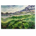 thumbnail image 4 of IDEA4WALL 6pcs Van Gogh Green Natural Grassland Wallpaper Removable Wall Murals for Wall Decal - 100x144 inches, 4 of 6