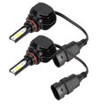 thumbnail image 1 of Paquete de 2 faros delanteros LED 9006/HB4 de alto rendimiento, sin ventilador, haz blanco de 6000 K, visibilidad mejorada para automóviles, 1 of 8