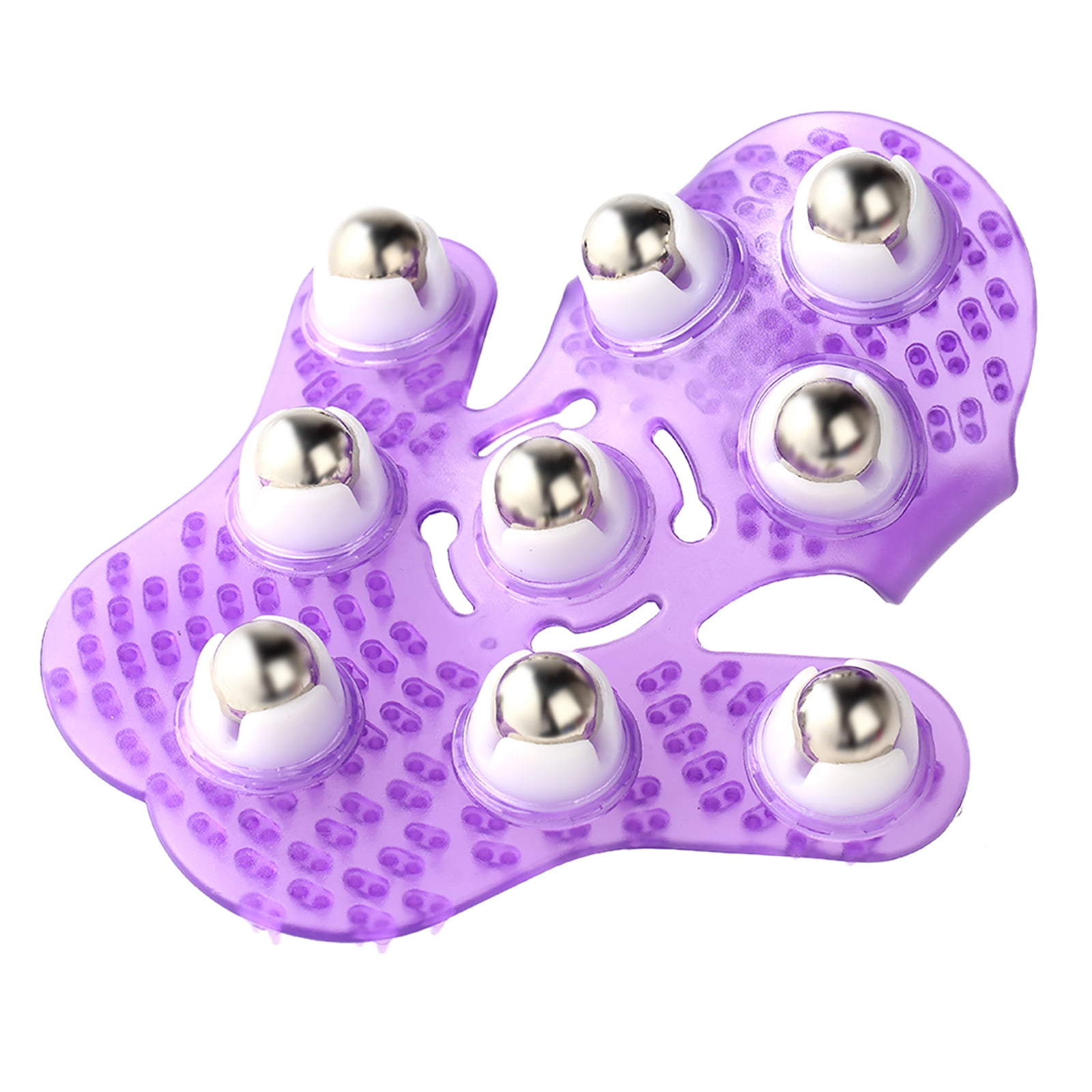 Living Products Body With 9 With 9 Metal Muscle Pain Roller Ball Muscle Pain Color Palm Shaped Body Rookin Zroven