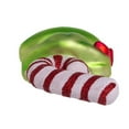 thumbnail image 7 of Kurt S. Adler 5-Inch Noble Gems Glass Frog With Candy Cane Ornament, 7 of 7