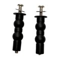 thumbnail image 1 of Kit de 2 tornillos y pernos para asiento de inodoro, fácil instalación, resistente, reemplazable Doble bola, 1 of 9