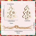 thumbnail image 2 of 12 Sets 2.7 Inch Christmas Tree Unfinished Hanging Wood Cutout Blank Wood Slices Gift Tags Wooden Tag with Jute Rope Ornaments Crafts Thanksgiving Wedding Birthday Party Mixed Color 12sets, 2 of 9
