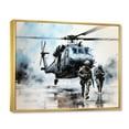 thumbnail image 2 of Designart "Meticulous Preparation Military II" Army Floater Framed Canvas Print, 2 of 7