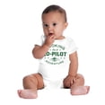 thumbnail image 4 of Alien Believer UFO Hunter Copilot Romper Boys or Girls Infant Baby Brisco Brands 12M, 4 of 6