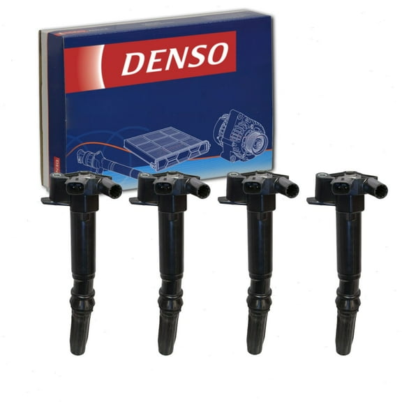 4 pc DENSO Right Direct Ignition Coils compatible with Ford F-150 6.2L V8 2010-2014