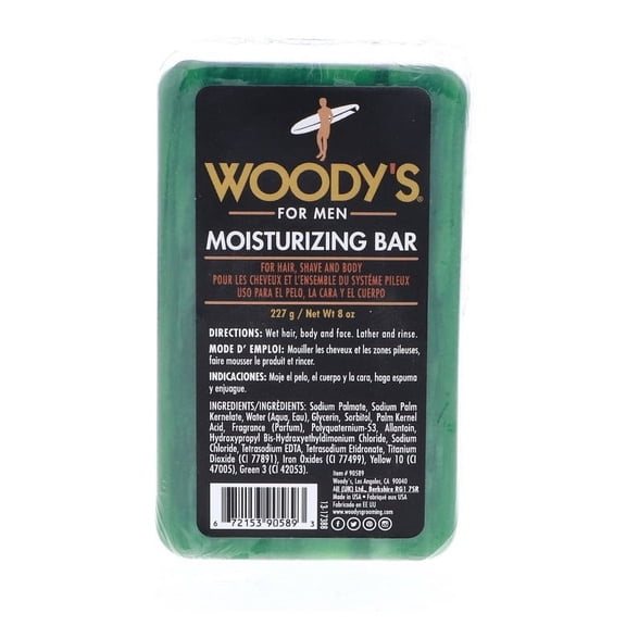 Woody's Moisturizing Bar, 8 oz