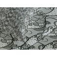 thumbnail image 4 of Ambesonne Antique Quilted Bedspread Set 3 Pcs, Lace Gothic Pattern, King Size, Grey Black, 4 of 5