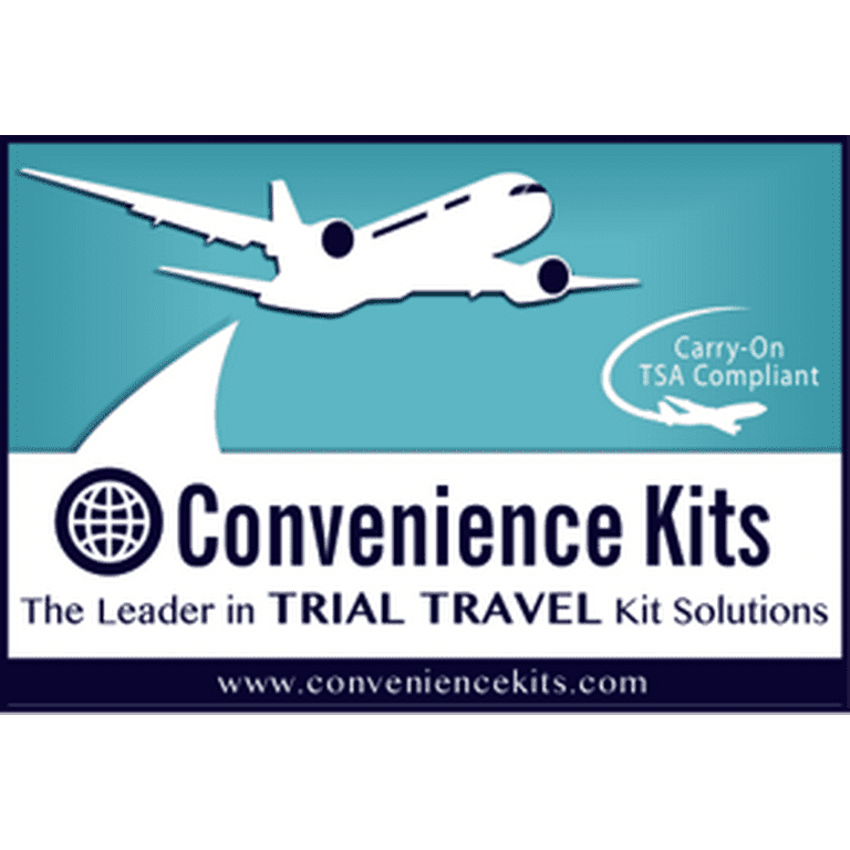 Convenience Kits International Women's Premium 20-Piece Kit with Travel  Size TSA Compliant Essentials in Stylish Cosmetic Bag 