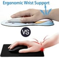 thumbnail image 2 of Cute Mouse Pad Wrist Support Kawaii Mousepad Anime Mouse Pad Corgi, Ergonomic Mouse Pad with Wrist Rest, Comfortable Computer Mouse pad, 2 of 5