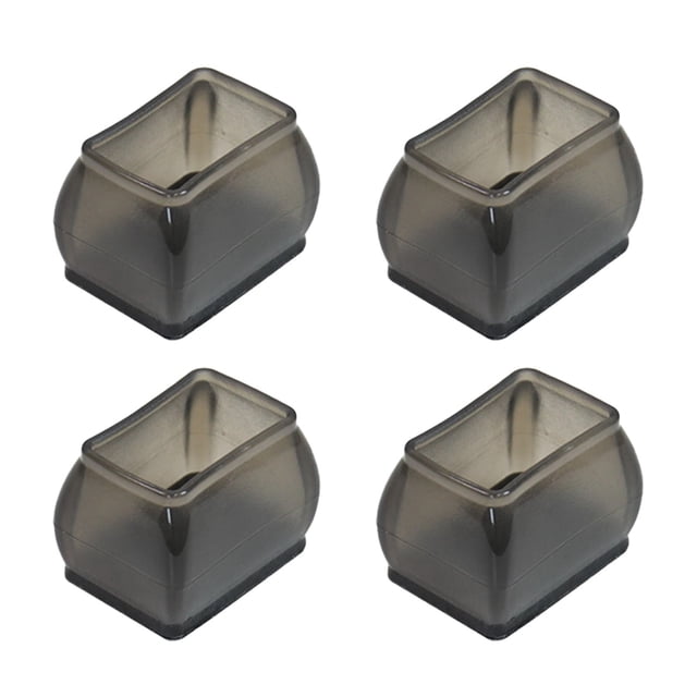 IMENGL Liquidation! Protection de Meubles Delayuji Protecteurs de Pieds de Chaise 4 Pcs Protecteurs de Sol en Bois Dur avec Coussinets pour Réduction de Bruit Rectangle Rond Carré Multicolore