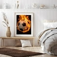 thumbnail image 6 of Diamond Art Kit for Adults, Soccer Ball Flames Dynamic Motion Diamond Painting for Adults Beginners, 5D DIY Diamond Art Painting Kits, Colorful Diamond Painting Craft for Home Decor 12x16, 6 of 7