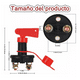 thumbnail image 4 of Corta Corriente De Batería Universal Llave Removible Rojo, 4 of 5